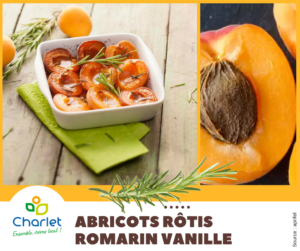 Recette abricot rotis romarin vanille